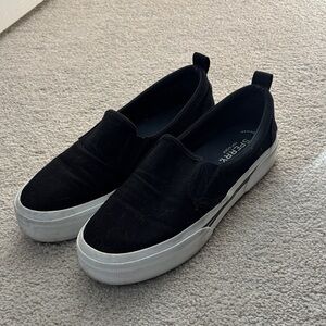 Sperry Black Slip-On Sneakers